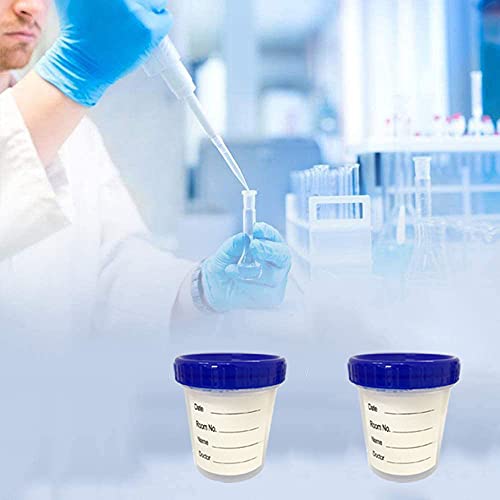 15 Pack Disposable Specimen Cups Seal Sample Collection 4oz