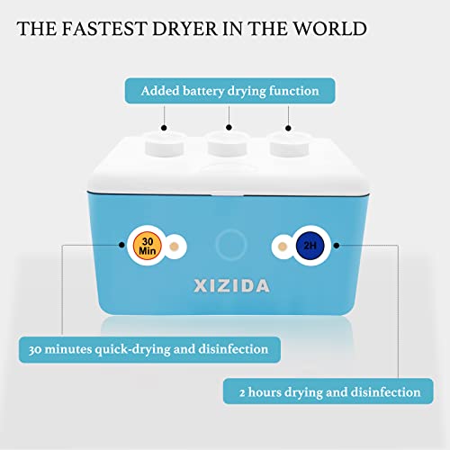 XIZIDA World's Fastest Hearing Aids Dryer Dehumidifier, Intelligent Cleaning ...