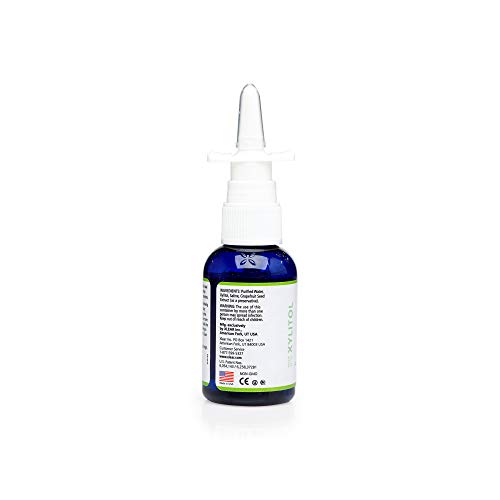 Xlear Nasal Spray with Xylitol, All-Natural Saline Nasal Spray for Sinus Rins...