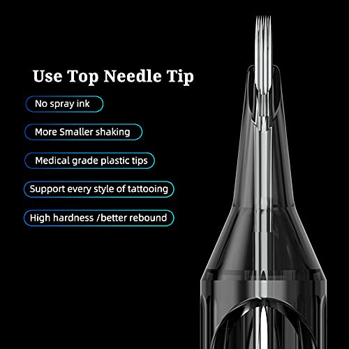 Xnet U-REX Tattoo Cartridge Needles #10 Bugpin 9RL Disposable Tattoo Needles ...