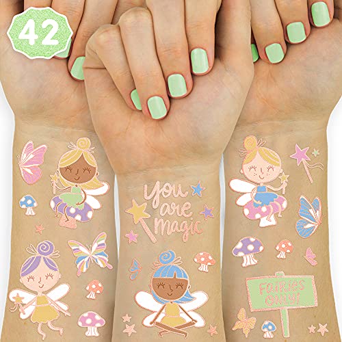 xo, Fetti Fairy Tattoos - 42 Glitter Styles | Magical Birthday Party Supplies...