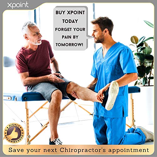 Xpoint Dual Channel Luxury TENS EMS Unit Muscle Stimulator | 16 Modes, 12 Lar...