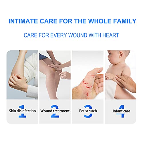 50pcs Disposable Medical Iodophor Cotton Swab - Portable Iodine Disinfected C...