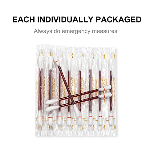 50pcs Disposable Medical Iodophor Cotton Swab - Portable Iodine Disinfected C...