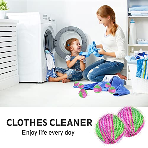 Pet Hair Remover for Laundry, 12 Pcs Reusable Dryer Balls, Lint Remover Washi...