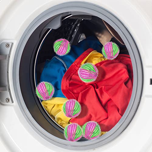 Pet Hair Remover for Laundry, 12 Pcs Reusable Dryer Balls, Lint Remover Washi...