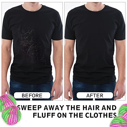 Pet Hair Remover for Laundry, 12 Pcs Reusable Dryer Balls, Lint Remover Washi...