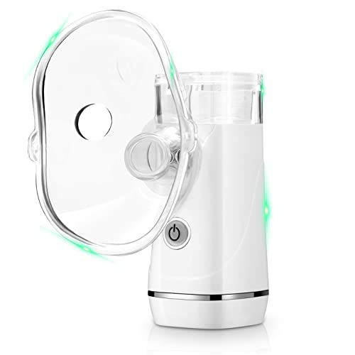Portable Handheld Rechargeable Nebulizer, Cool Mist Steam Inhalers for Breath...
