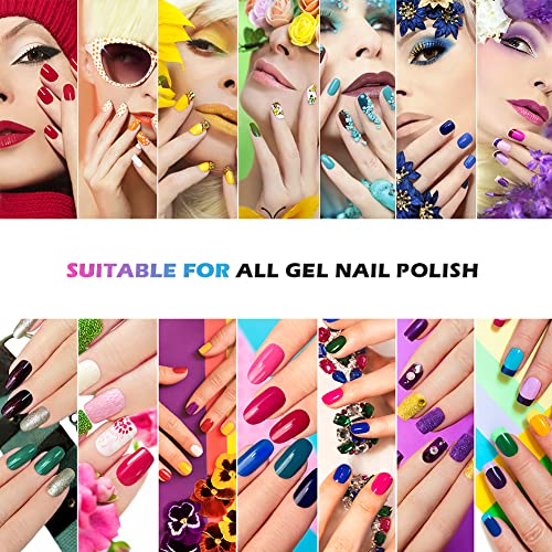 UV LED Nail Lamp, Portable Mini Nail Dryer, 360° Rotatable Hands Free Quick G...