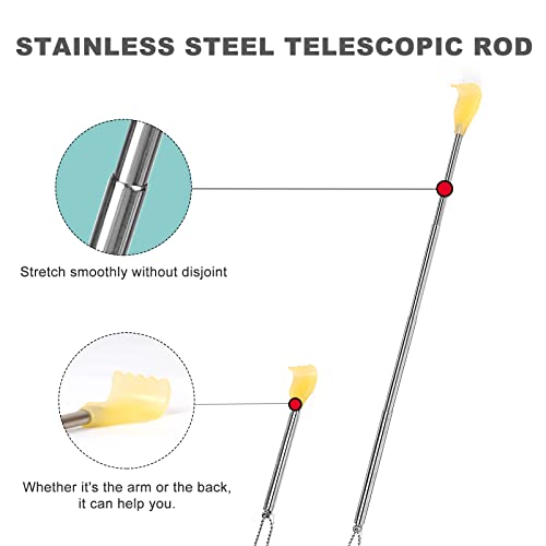 Xu-Leah 2pcs Upgraded Telescopic Back Scratcher, Portable Expandable Back Scr...