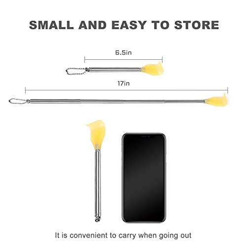 Xu-Leah 2pcs Upgraded Telescopic Back Scratcher, Portable Expandable Back Scr...