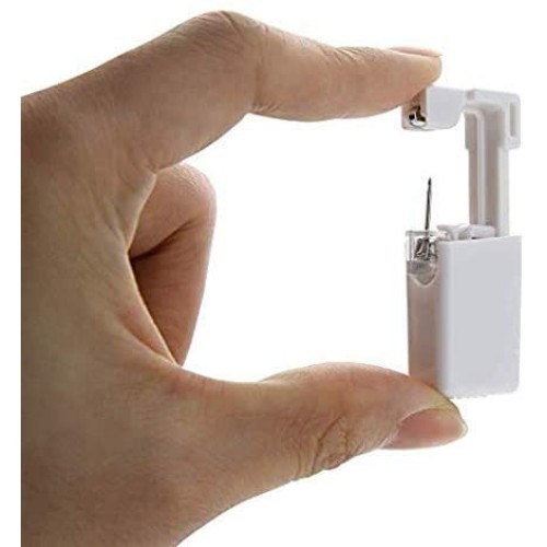 2 Pack Self Ear Piercing Gun Earring Disposable Piercing Kit No Pain Easy Use...