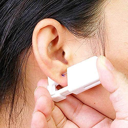 2 Pack Self Ear Piercing Gun Earring Disposable Piercing Kit No Pain Easy Use...