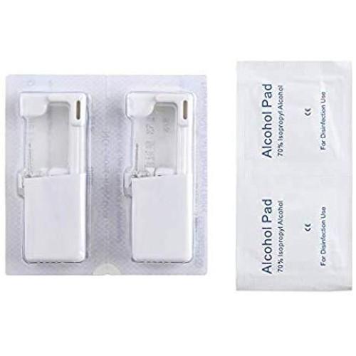 2 Pack Self Ear Piercing Gun Earring Disposable Piercing Kit No Pain Easy Use...