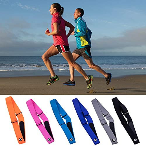 2Pack XUXIN Universal Replacement Heart Rate Monitor Soft Strap Adjustable El...