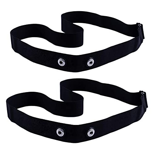 2Pack XUXIN Universal Replacement Heart Rate Monitor Soft Strap Adjustable El...