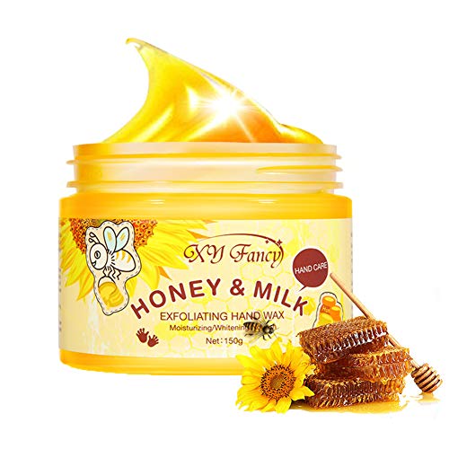 Hands Care Paraffin Milk & Honey Moisturizing Peel Off Hand Wax Mask Hydratin...