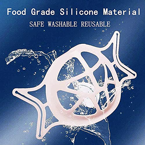 XYANG 10PCS Face Mask Bracket Silicone, Upgraded 3D Bracket, Silicone Inner S...