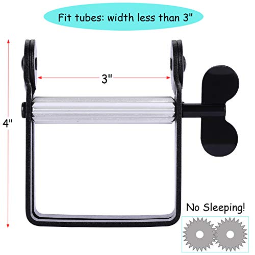 Toothpaste Squeezer, Metal Toothpaste Tube Squeezer Paint Tube Wringer for Ar...