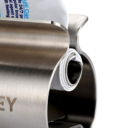 XYKEEY Toothpaste Tube Squeezer - Set of 2 Toothpaste Squeezer Rollers, Metal...
