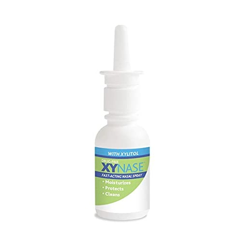 Xynase® Natural Saline Nasal Spray with Xylitol - Relieves Nasal Congestion, ...