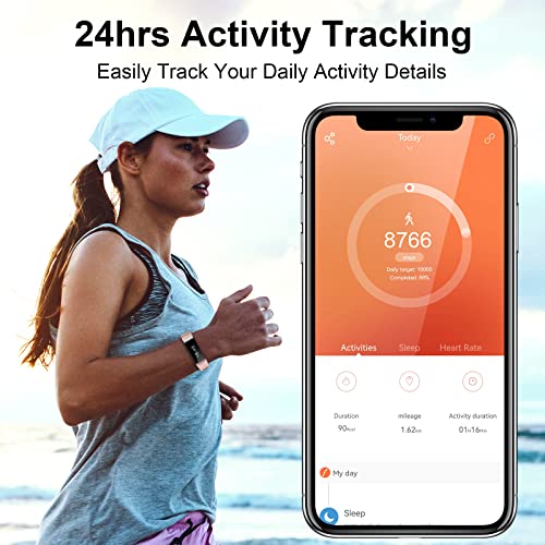 Y&L Fitness Tracker, Heart Rate Monitor & Step Tracker & Sleep Monitor, IP68 ...