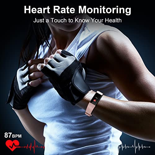 Y&L Fitness Tracker, Heart Rate Monitor & Step Tracker & Sleep Monitor, IP68 ...