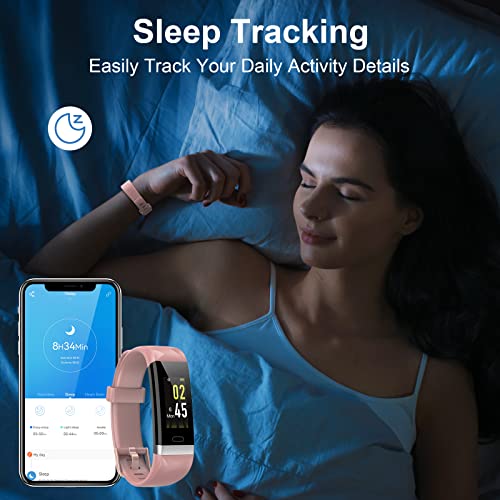 Y&L Fitness Tracker, Heart Rate Monitor & Step Tracker & Sleep Monitor, IP68 ...