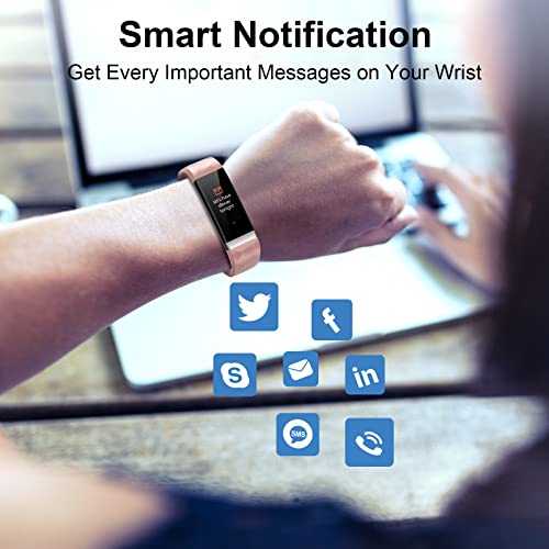 Y&L Fitness Tracker, Heart Rate Monitor & Step Tracker & Sleep Monitor, IP68 ...