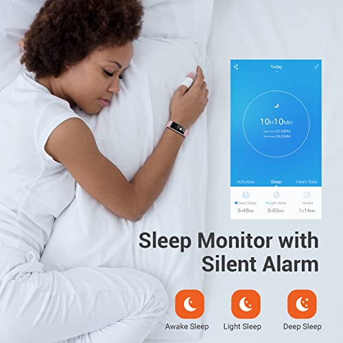 Y&L Fitness Tracker with Heart Rate & Sleep Health Monitor, Waterproof Fitnes...