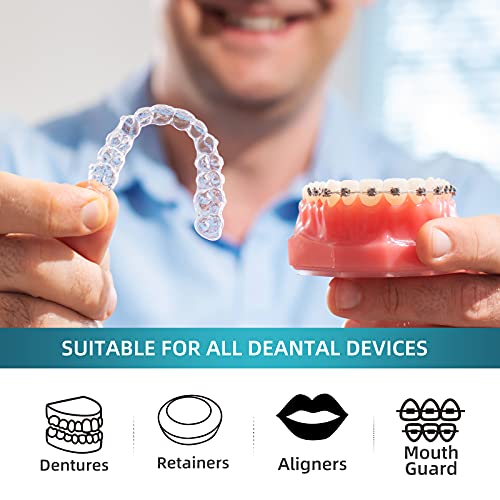 Retainer Cleaner 96 Tablets, Retainer & Denture Cleansing Tablets 3 Month Sup...