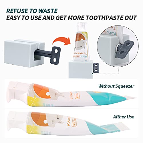 Y-Kelin 3 PCS Toothpaste Squeezer, Rolling Tube Toothpaste Squeezer with Fros...