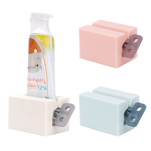 Y-Kelin 3 PCS Toothpaste Squeezer, Rolling Tube Toothpaste Squeezer with Fros...