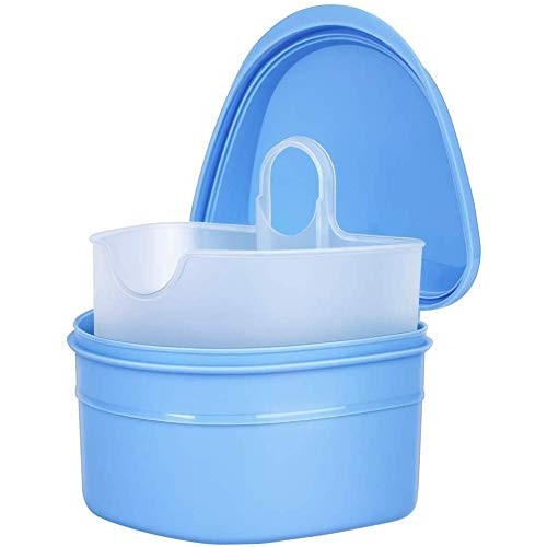 Y-Kelin Denture And Retainer Cleanning Set Denture Cleaning Case And Denture ...