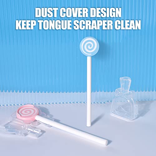 Y-Kelin Kids Tongue Scraper or Cleaner Set-Tongue Cleaner Tongue Brush with S...