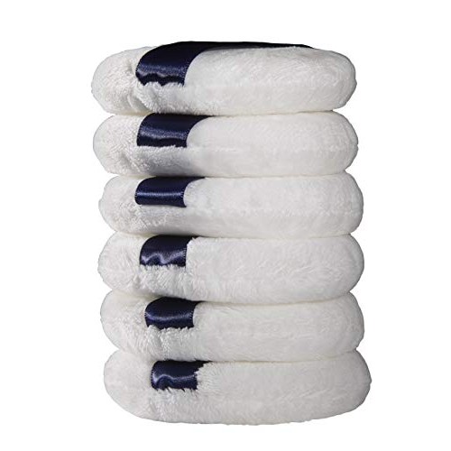 Powder Puff, Yababa 6pcs 3.15 Inch Ultra Soft Washable Velour Fluffy Body Pow...