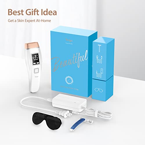 Yachyee Painless Laser Hair Removal Device for Women and Men Permanent with I...