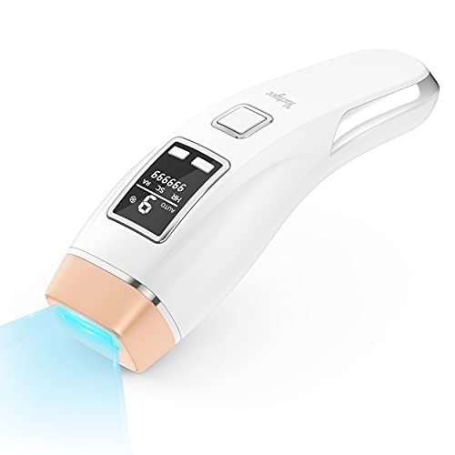 Yachyee Painless Laser Hair Removal Device for Women and Men Permanent with I...