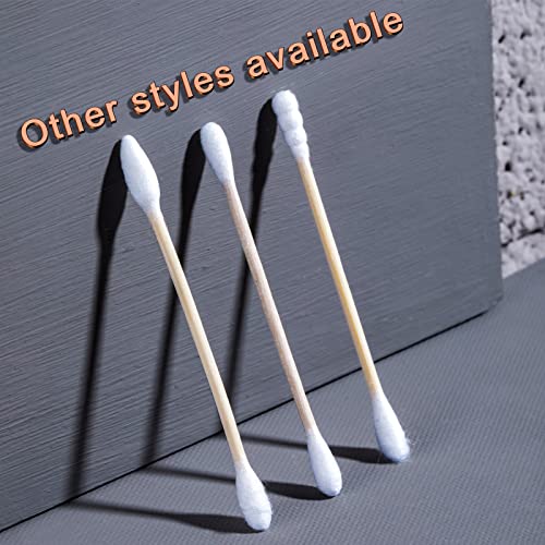 YADADA Cotton Swabs 500 Count,Biodegradable & Organic Strong Wooden Sticks Co...