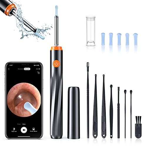 Ear Cleaner with Camera, Ear Wax Removal with 8 Pcs Ear Set, Ear Cleaning Kit...