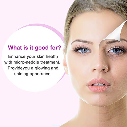 6 in 1 Derma Roller Kit for Face and Body - 0.25mm and 0.3mm Micro Needle Der...