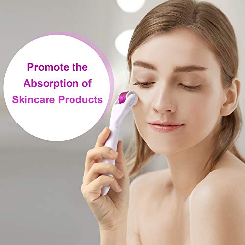 6 in 1 Derma Roller Kit for Face and Body - 0.25mm and 0.3mm Micro Needle Der...