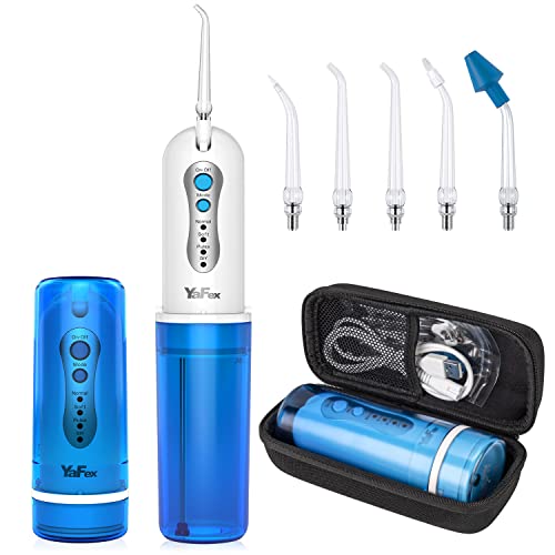 Cordless Water Flosser, YaFex Portable Water Teeth Cleaner Pick with Case, DI...