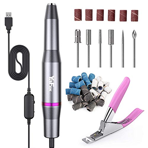 Electric Nail Drill- Professional Portable Manicure Pedicure E-File Kit with ...