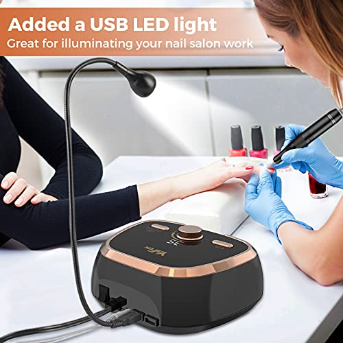 YaFex Nail Drill, 35000 RPM Professional Nail Drill Machine - Electric Nail F...