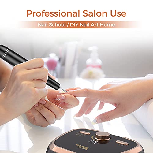 YaFex Nail Drill, 35000 RPM Professional Nail Drill Machine - Electric Nail F...