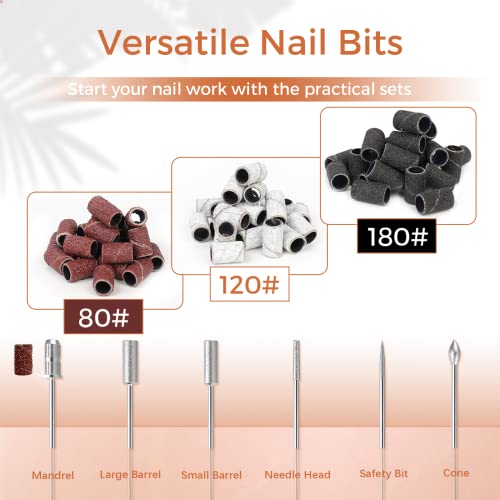 YaFex Nail Drill, 35000 RPM Professional Nail Drill Machine - Electric Nail F...