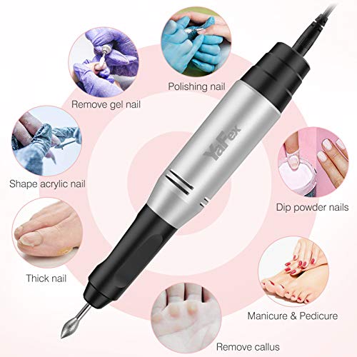 YaFex Professional Nail Drill 30,000RPM - Electric Nail File for Acrylic Nail...