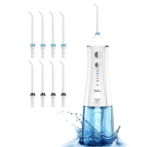 YaFex Water Flosser Cordless for Teeth, Portable Water Teeth Cleaning Pick 5 ...