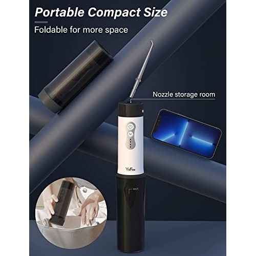 YaFex Water Flosser for Teeth Cordless - Portable Water Teeth Pick Cleaner Re...